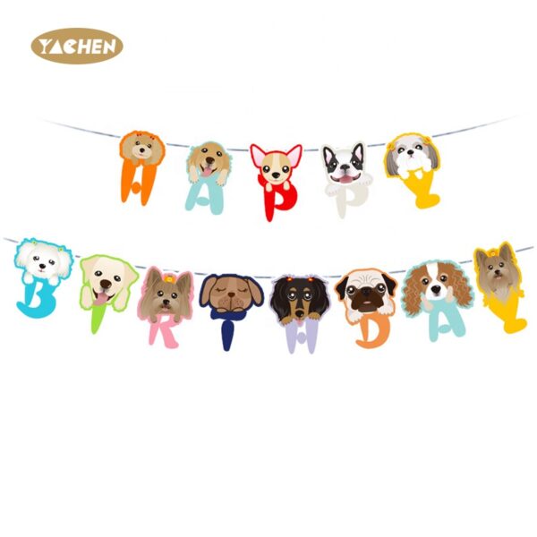 Animal Shape Birthday Banner-1