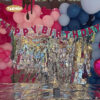 Square Foil Party Curtain-4