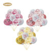 Valentines day decoration balloons set