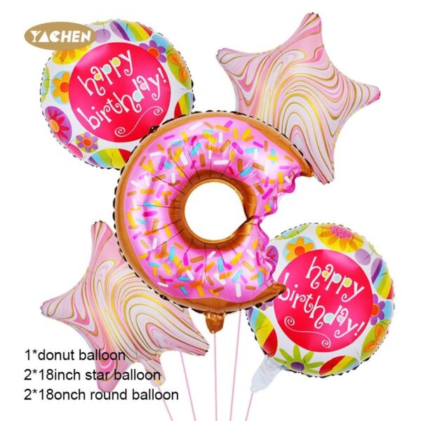 decoration donut balloon set