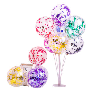 colorful confetti balloon