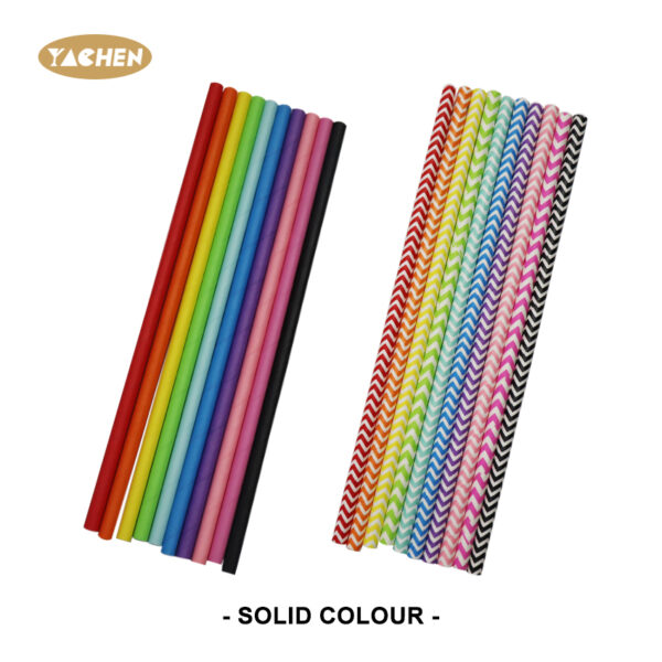 Arrow Striped Paper Straws-2