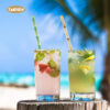 Bamboo Print Kraft Drinking Straw-3