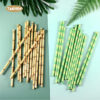 Bamboo Print Kraft Drinking Straw-4