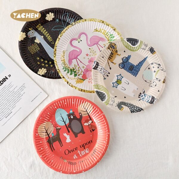 Carton Animal Party Plates-2