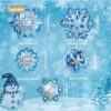 Foil Snowflake Balloon -03
