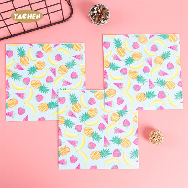 Fruit Printed Paper Napkins-4