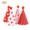Graphic Print Pom Pom Party Hat-3