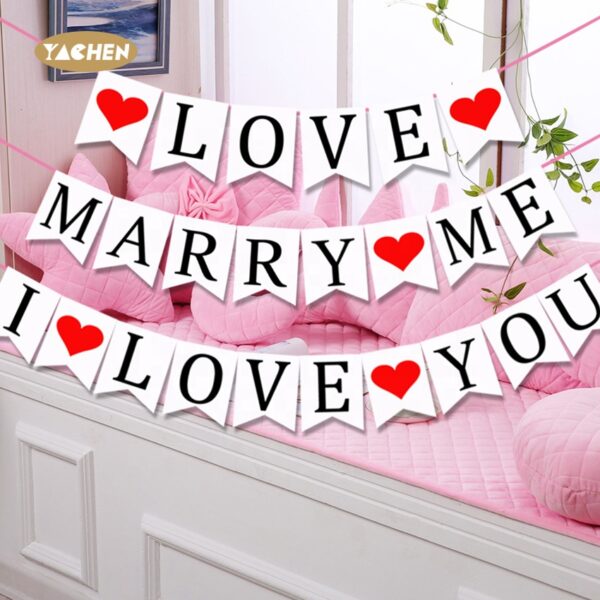 I Love You Paper Banner-4