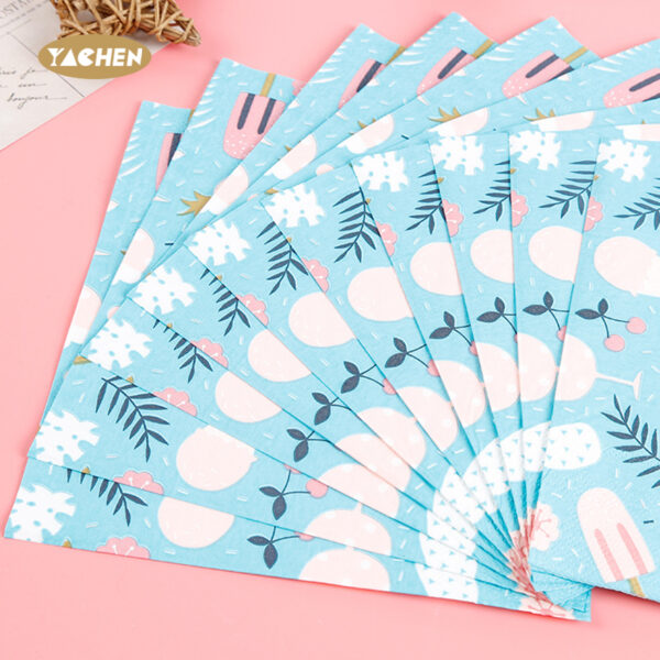 Ice-cream Printed Paper Napkins-4