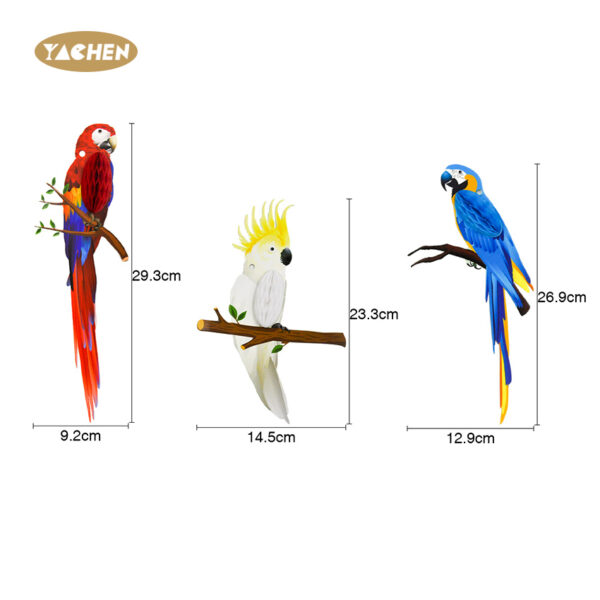 Parrot Honeycomb Decorative Sets-2