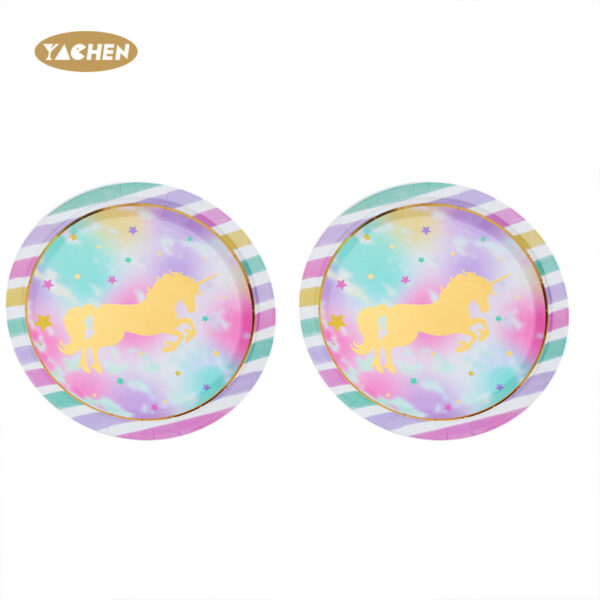 Unicorn Theme Party Plates-2