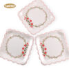 Wreath Pattern Printed Plate-2