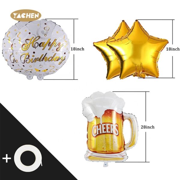 beer cup balloons