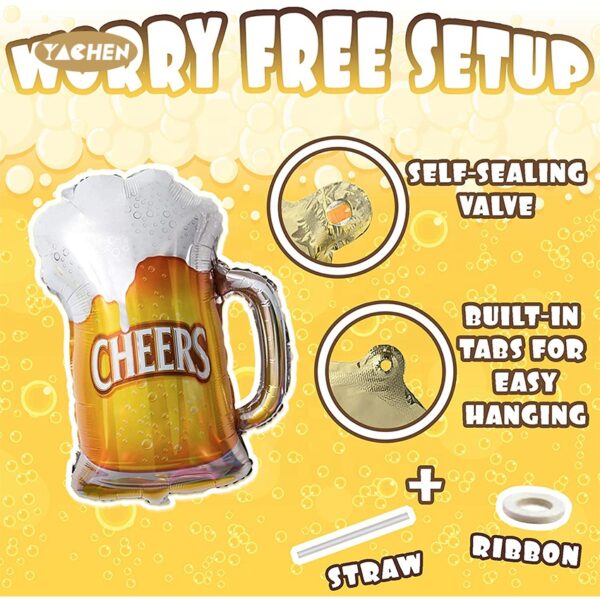 foil beer cup balloon