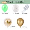 green balloons garland arch kit -02