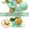 green balloons garland arch kit -03