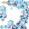 snowing balloon garland arch kit