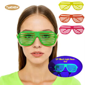 Neon Party Shutter Shades Glasses