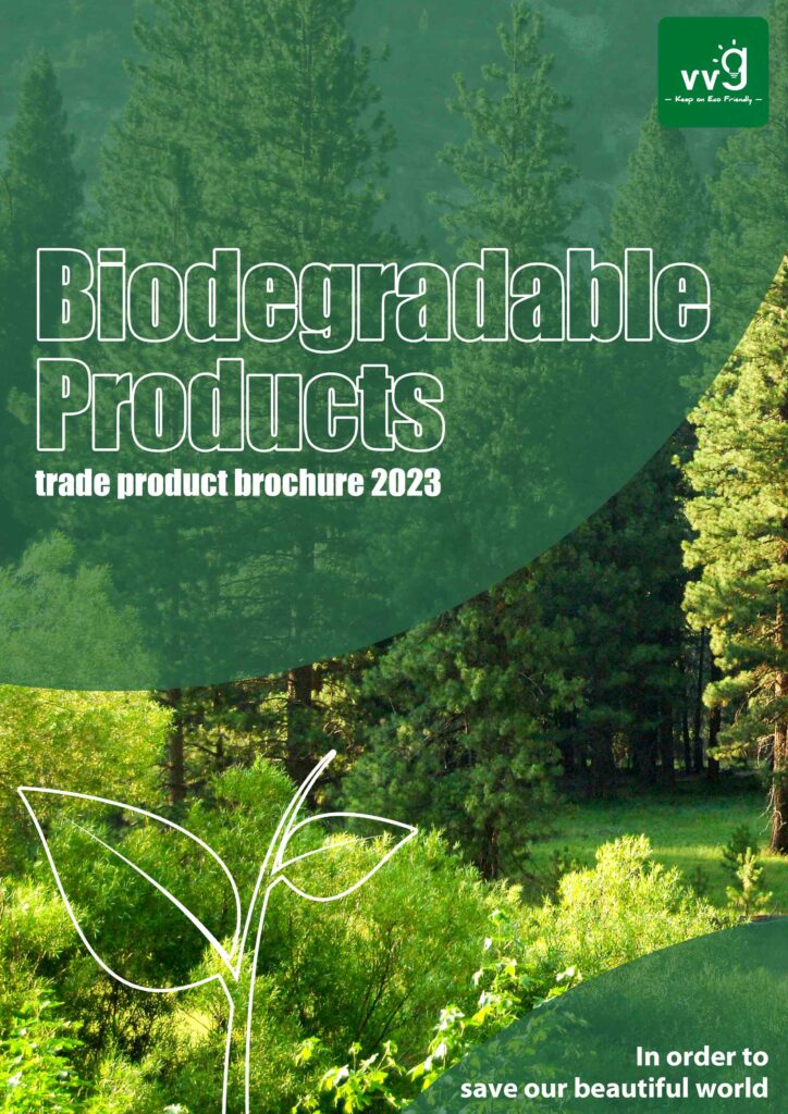 Biodegradable Products Trade Product Brochure 2023 Cover