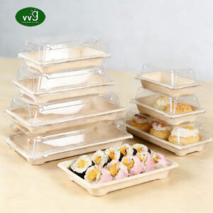 Compostable Sushi Trays With Lids