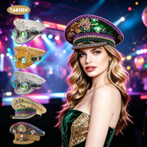 Rhinestone Party Kapitano Ĉapo