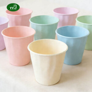 Colored Bagasse Paper Cups