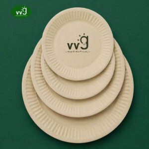 Compostable Bamboo Fiber Dinner Plates