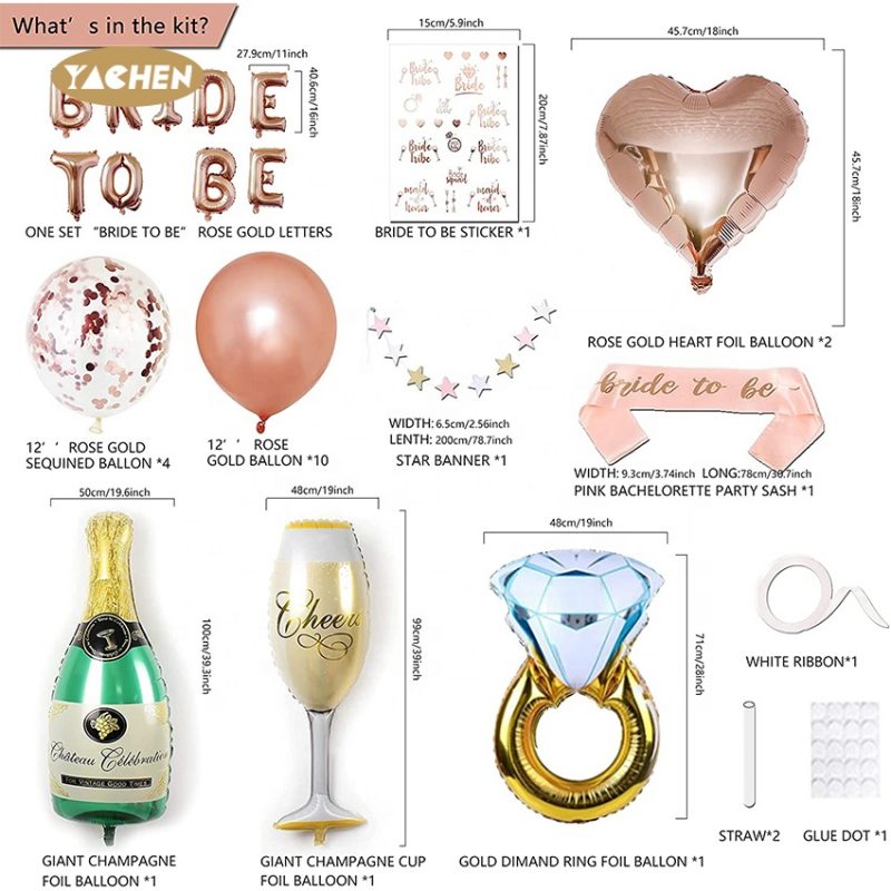 Bachelorette Party balloons set -03