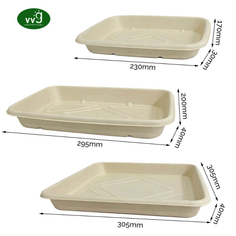 Bagasse Serving Tray