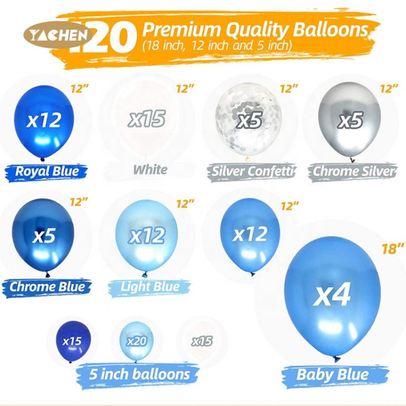 Blue balloon garland kit -2