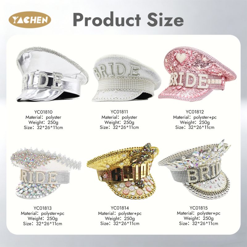 Bride Captain Hat