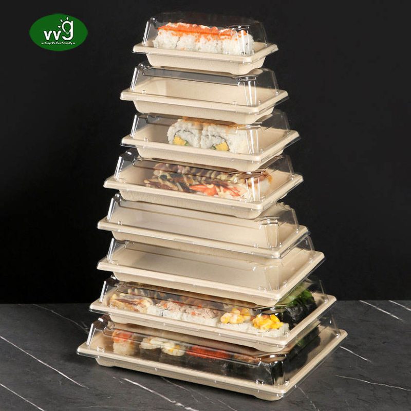Compostable Sushi Trays With Lids