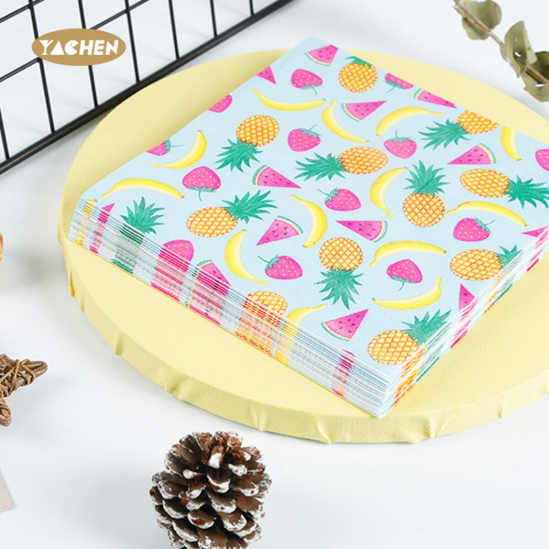 Fruit Printed Paper Napkins-6