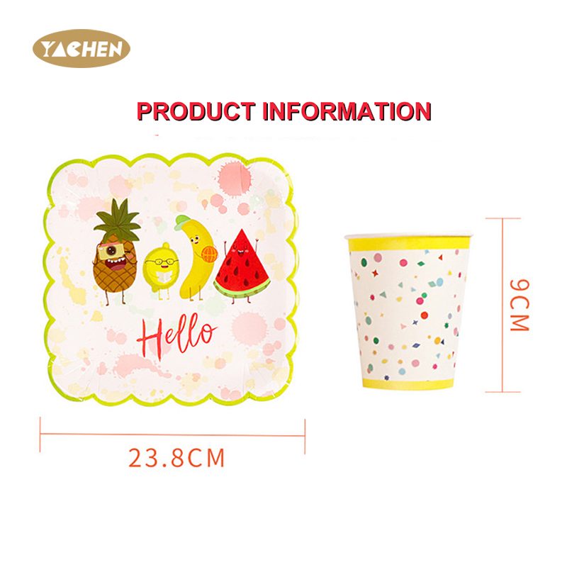 Fruit Printed Tableware Set-5