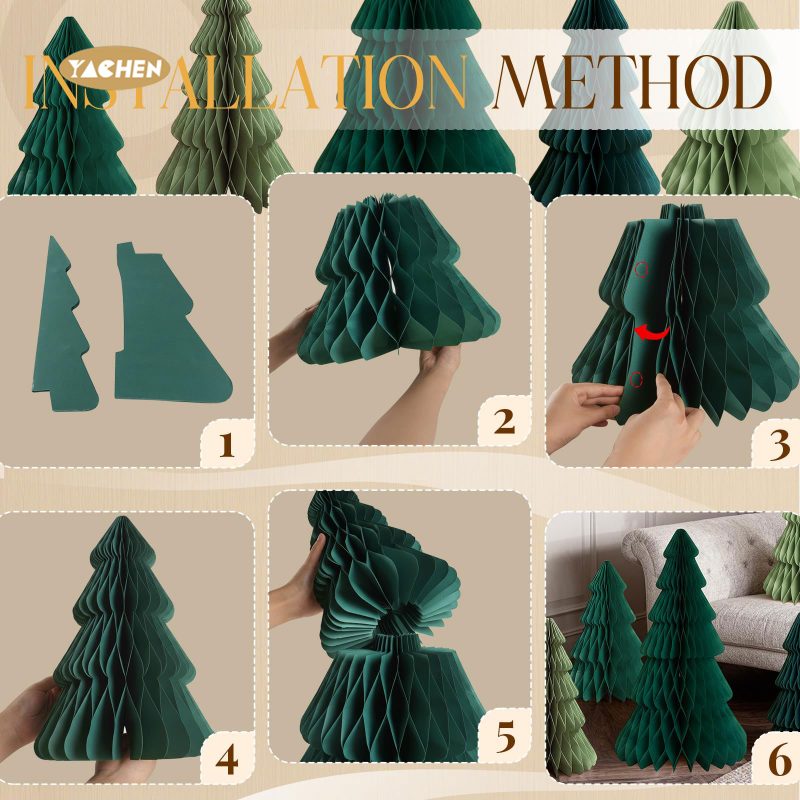 Honeycomb Christmas Tree (5)