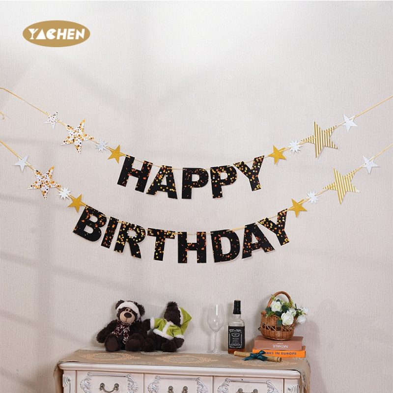 Star Happy Birthday Banner-D2