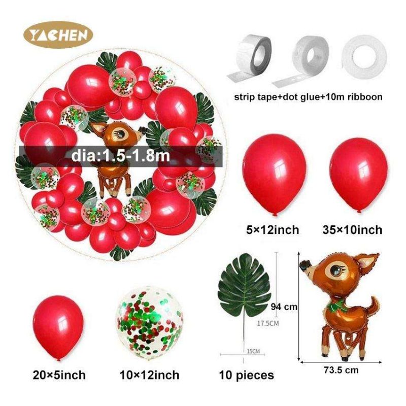 Christmas decoration balloons garland -02