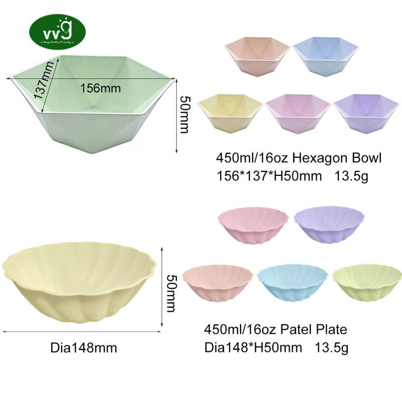 Eco Friendly Colored Dessert Bowls