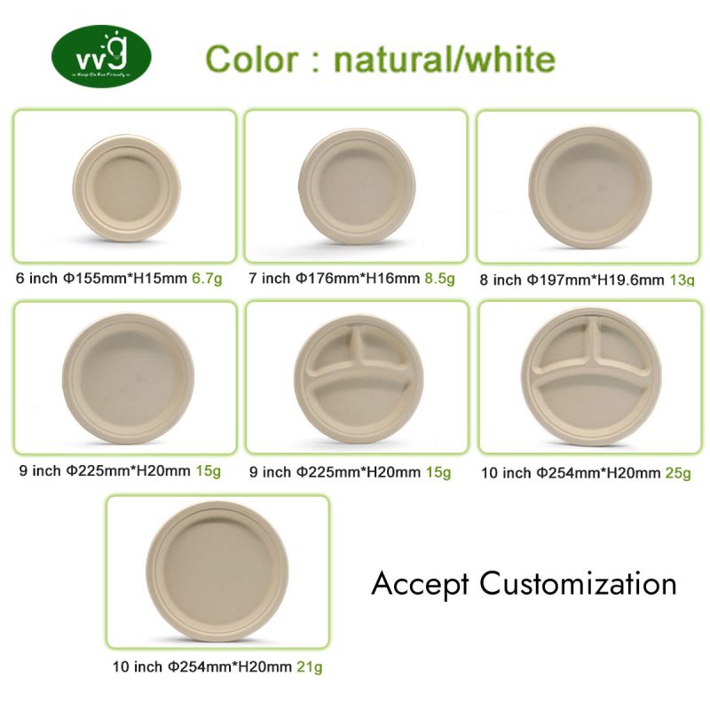 sugarcane pulp plates